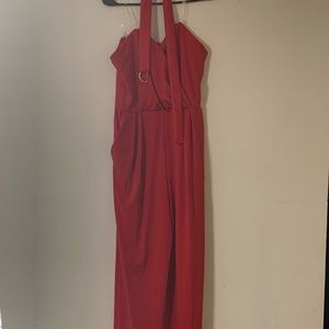 Red jumpsuit